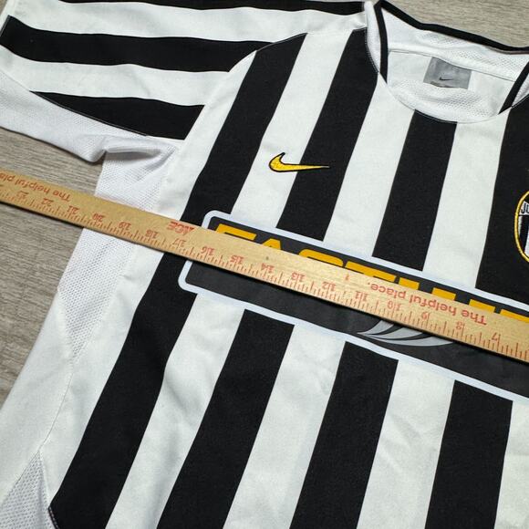 Vintage Nike Juventus Pavel Nedved Jersey S 03/04 #11 Home Soccer Futbol Jersey - Picture 6 of 7